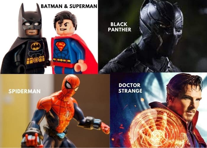Kể tên các siêu anh hùng bằng tiếng Anh cực đơn giản
